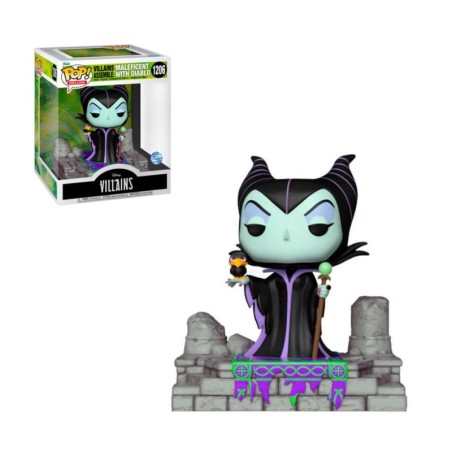 DISNEY VILLAINS - Maleficent with Diablo Special Edition Funko Pop Deluxe 1206