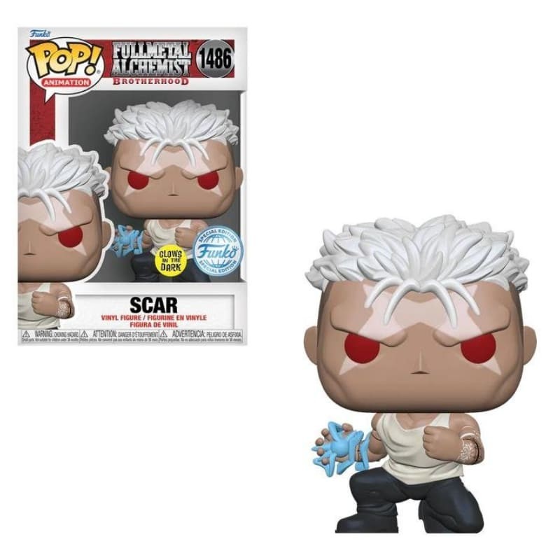 FULLMETAL ALCHEMIST - Scar GITD Special Edition Funko Pop 1486