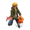 CHAINSAW MAN - Denji & Pochita Vibration Stars Banpresto PVC Figure 14 cm