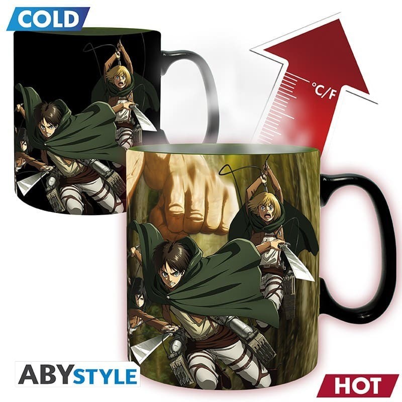 ATTACK ON TITAN - Titan Eren Tazza Heat Change 460 ml
