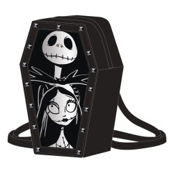 NIGHTMARE BEFORE CHRISTMAS - Faux Leather Backpack Jack Coffin-shaped