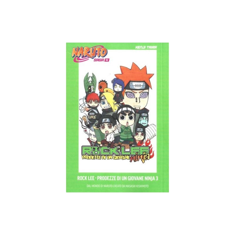Naruto saga Vol. 4 - Naruto manga - Rock Lee, prodezze di un giovane ninja Vol. 3 (ITA)