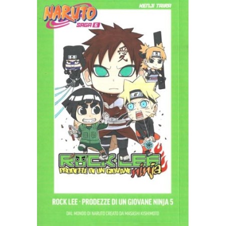 Naruto saga Vol. 6 - Naruto manga - Rock Lee, prodezze di un giovane ninja Vol. 5 (ITA)