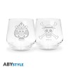 ONE PIECE - 2 Glass Set - Luffy & Ace