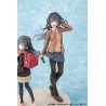 RASCAL DOES NOT DREAM OF A KNAPSACK KID - Mai Sakurajima High School Graduation Ver. & Knapsack Kid Kadokawa PVC Figure 19 cm