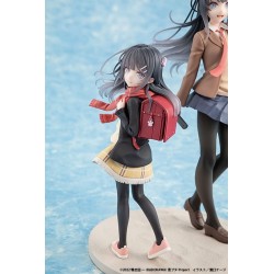 RASCAL DOES NOT DREAM OF A KNAPSACK KID - Mai Sakurajima High School Graduation Ver. & Knapsack Kid Kadokawa PVC Figure 19 cm