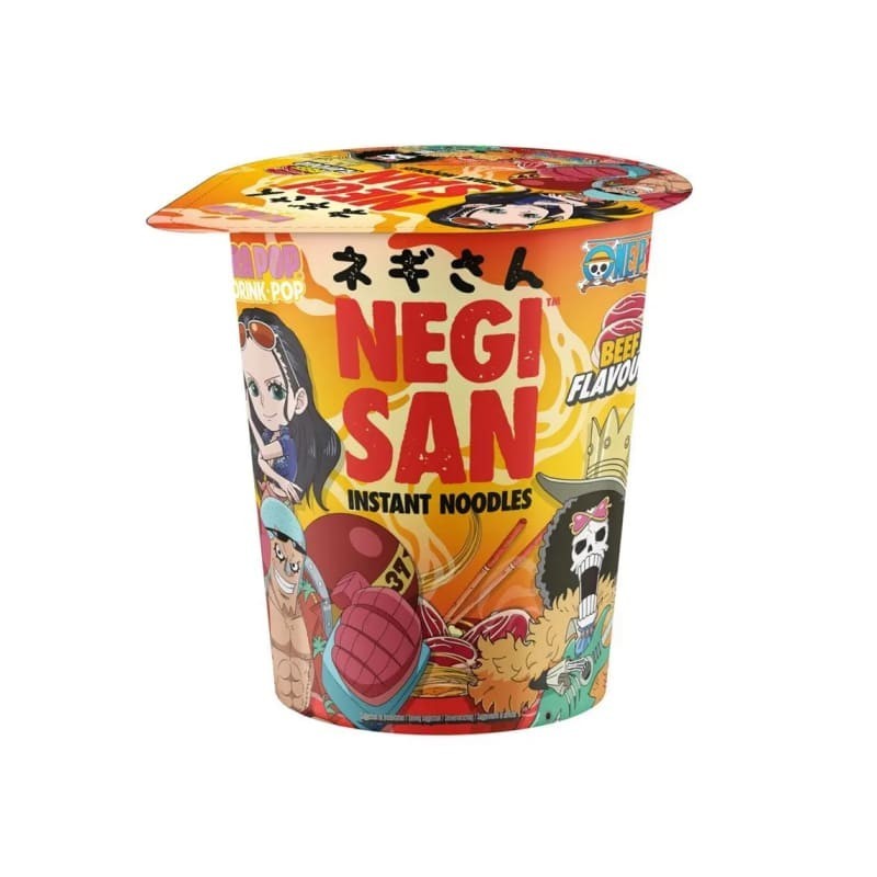 Negisan - Noodles Istantanei Al Manzo Piccante - One Piece 65g