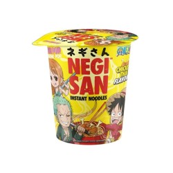 Negisan - Noodles Istantanei One Piece Luffy, Zoro e Nami - Gusto Pollo Teriyaki 65g