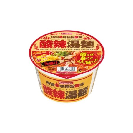 Spicy Black Tantan Noodle Big Cup 106 g - Noodles giapponesi istantanei al gusto di sesamo nero e pepe piccante