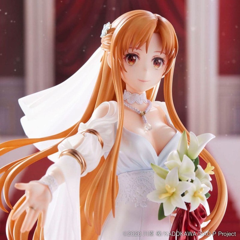 SWORD ART ONLINE - Asuna Wedding Ver. Design Coco 1/7 PVC Figure 25 cm