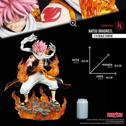 FAIRY TAIL - Natsu Dragneel Kitsune Statue 1/4 Resin Figure 50,5 cm