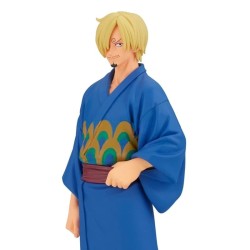 ONE PIECE - Sanji Wanokuni Yukata Ver. DXF The Grandline Series Banpresto PVC Figure 17 cm