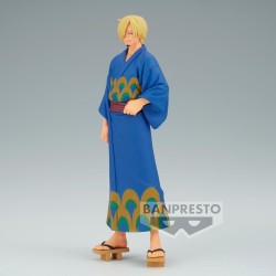 ONE PIECE - Sanji Wanokuni Yukata Ver. DXF The Grandline Series Banpresto PVC Figure 17 cm