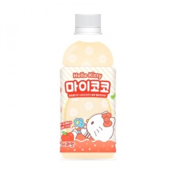 My Coco Hello Kitty apple 340ml - Bevanda analcolica coreana non gassata al gusto di mela e Nata De Coco