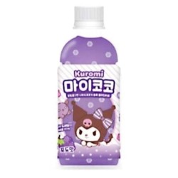 My Coco Kuromi Grape 340ml - Bevanda analcolica coreana non gassata al gusto di uva e Nata De Coco