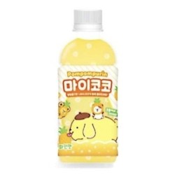 My Coco Pompompurin Pineapple 340ml - Bevanda analcolica coreana non gassata al gusto di ananas e Nata De Coco