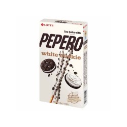 Pepero White Cookie 37g - Biscotto coreano ricoperto di cioccolato bianco