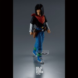 DRAGON BALL - Android 17 Solid Edge Works Banpresto PVC Figure 17 cm