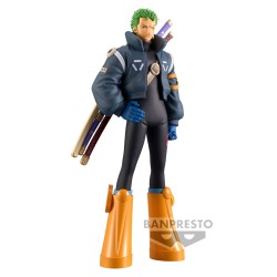 ONE PIECE - Roronoa Zoro Egghead DXF The Grandline Series Banpresto PVC Figure 17 cm