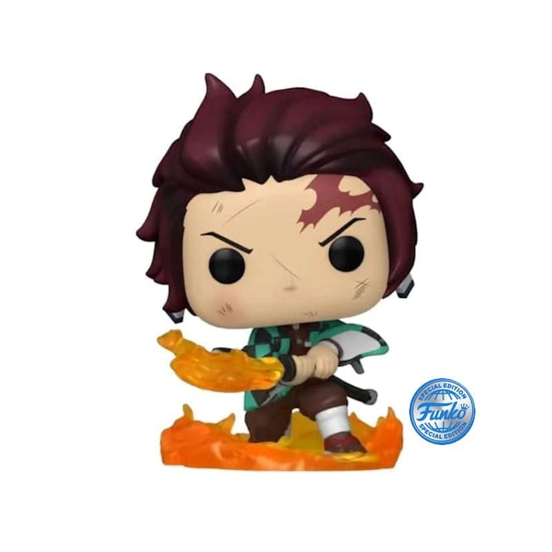 DEMON SLAYER - Tanjiro with flaming blade Special Edition Funko Pop 874