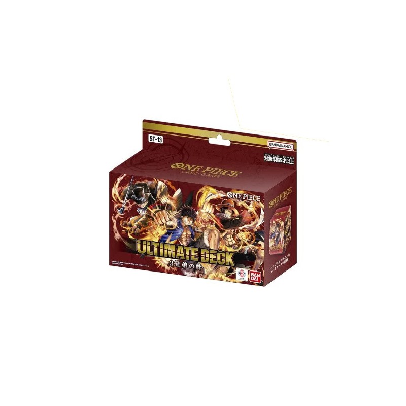 ONE PIECE CARD GAME Ultimate Deck The Three Brothers ST-13 Starter Deck - 1 Pacchetto (ENG)