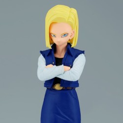 DRAGON BALL Z - Android 18 Solid Edge Works Banpresto PVC Figure 17 cm