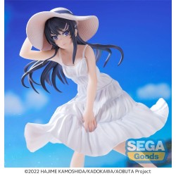 RASCAL DOES NOT DREAM OF A BUNNY GIRL SENPAI - Mai Sakurajima Summer Dress Luminasta SEGA PVC Figure 17 cm