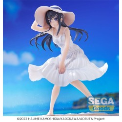 RASCAL DOES NOT DREAM OF A BUNNY GIRL SENPAI - Mai Sakurajima Summer Dress Luminasta SEGA PVC Figure 17 cm