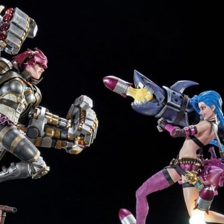 LEAGUE OF LEGENDS - Vi & Jinx (2-Pack) 1/6 Figures Pure Arts 40 cm