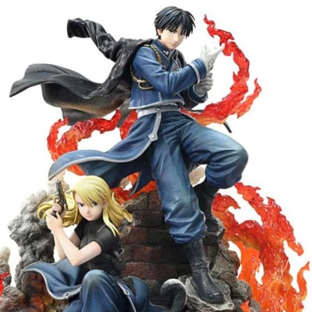 FULLMETAL ALCHEMIST - Roy Mustang & Riza Hawkeye Concept Masterline Statue 1/6 Deluxe Bonus Version Prime 1 Studio 50 cm