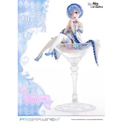 RE: ZERO - Rem Glass Edition Prisma Wing 1/7 PVC Figure 23 cm
