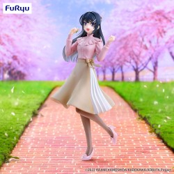 RASCAL DOES NOT DREAM OF A BUNNY GIRL SENPAI - Mai Sakurajima Spring Outfit Ver. Trio-Try-iT Furyu PVC Figure 21 cm