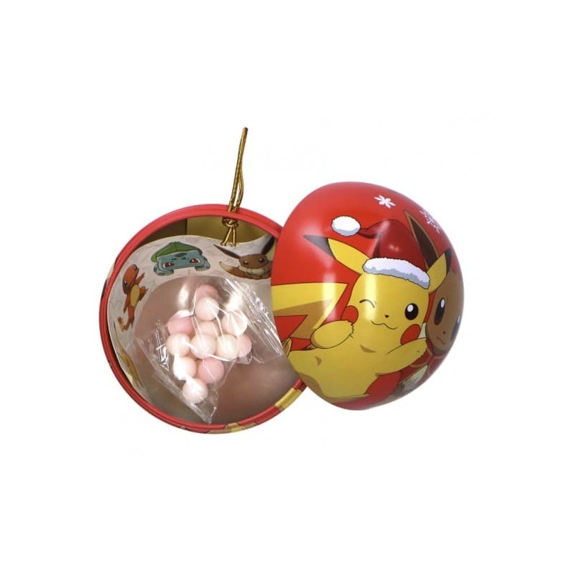 Pokemon Xmas Ball - 1 pallina di natale con caramelle
