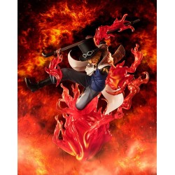 ONE PIECE - Sabo Fire Fist Rook Check Figuarts ZERO Extra Battle Bandai PVC Figure 19 cm