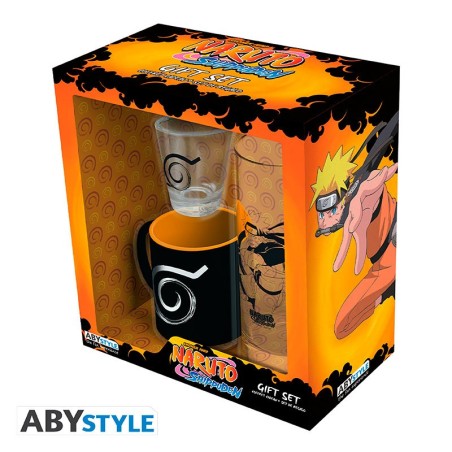NARUTO SHIPPUDEN - Gift Set Pck Glass + Espresso Mug