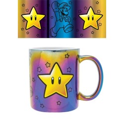 SUPER MARIO - Metallic Mug Star Power