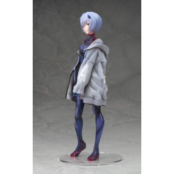 EVANGELION 3.0+1.0 Thrice Upon a Time - Tentative Name Rei Ayanami Millennials Illust Ver. (re-run) 1/7 PVC Figure 22 cm