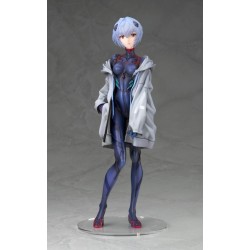 EVANGELION 3.0+1.0 Thrice Upon a Time - Tentative Name Rei Ayanami Millennials Illust Ver. (re-run) 1/7 PVC Figure 22 cm