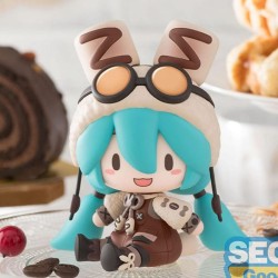 HATSUNE MIKU - Marshmallow Hot Cocoa Fuwa Petit Chibi Sega Figure 10 cm