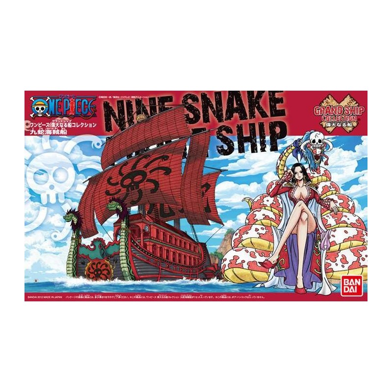 ONE PIECE - Nine Snake Pirate Ship - Boa Hancock Grand Ship Collection Bandai Model Kit