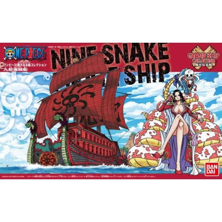 ONE PIECE - Nine Snake Pirate Ship - Boa Hancock Grand Ship Collection Bandai Model Kit