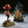 ONE PIECE - Portgas D.Ace VS Marshall D.Teach Log Stories World Collectable Figure Banpresto PVC Figure 8 cm