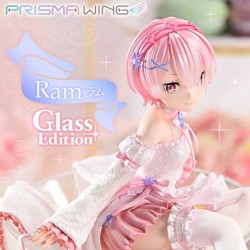 RE:ZERO - Ram Glass Edition Prisma Wing 1/7 PVC Figure 24 cm