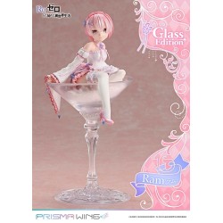 RE:ZERO - Ram Glass Edition Prisma Wing 1/7 PVC Figure 24 cm