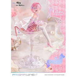 RE:ZERO - Ram Glass Edition Prisma Wing 1/7 PVC Figure 24 cm