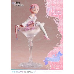RE:ZERO - Ram Glass Edition Prisma Wing 1/7 PVC Figure 24 cm