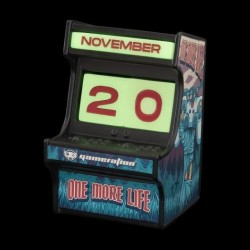 GAMERATION ARCADE - Calendario perpetuo 3D