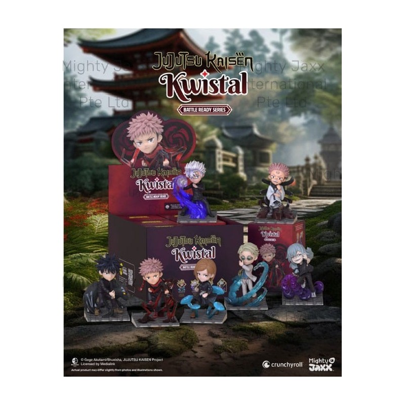 JUJUTSU KAISEN: Kwistal Fwendz - Battle Ready Series 4 inch Vinyl Figure Blind Box Assortment - 1 scatola cieca