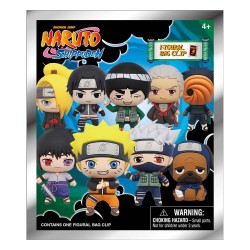 NARUTO SHIPPUDEN - 3D PVC Bag Clips Series 3 (1 clip random)