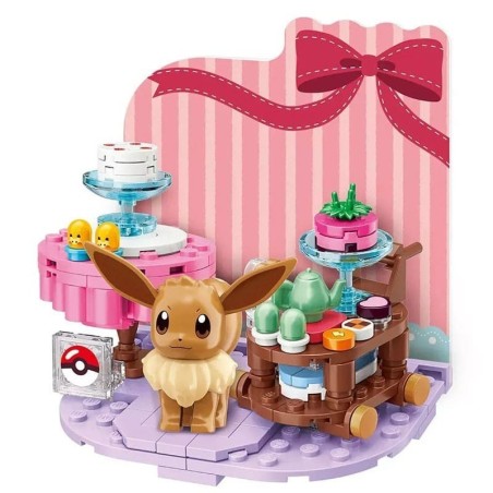 POKEMON - Eevee Sweet Moment Keeppley Block 11 cm